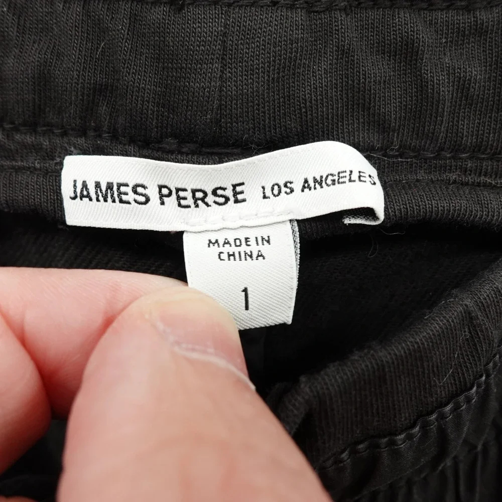 James Perse Jogger Pants SZ 1 US S Athleisure Leisurewear Travel Quiet Luxery